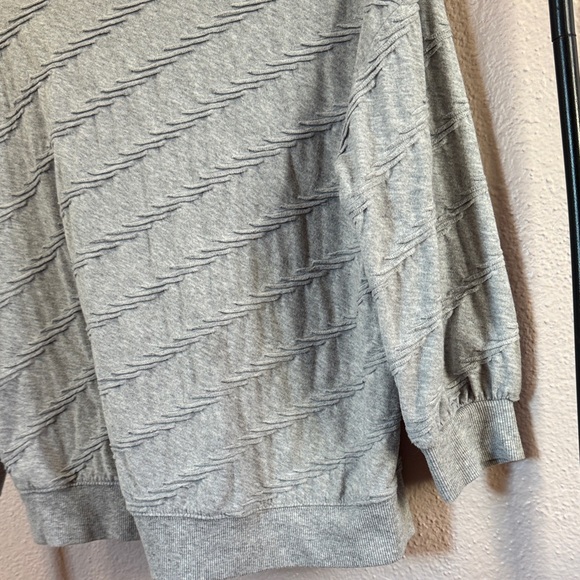 Simply Vera Vera Wang Light Gray Knit Top - Picture 4 of 5